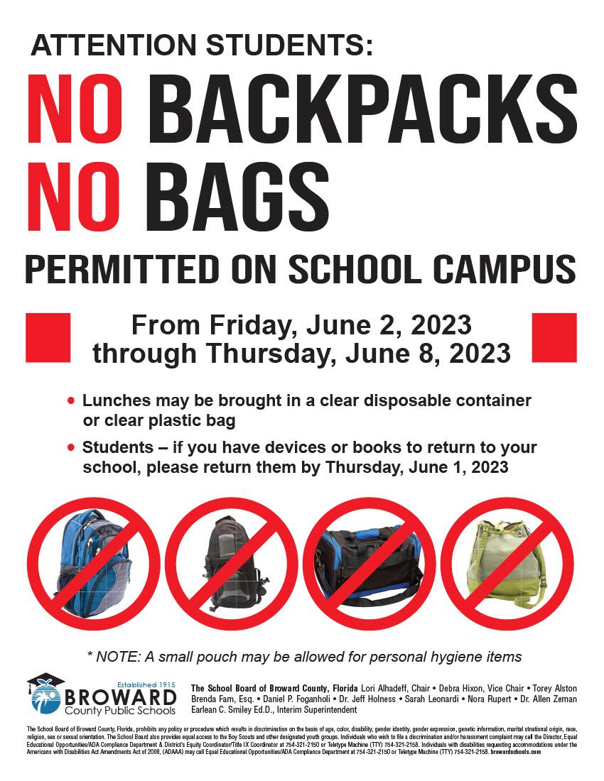 No Bags for Last Week